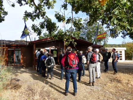 El grupo holandés It Fryske Gea, en la estación biológica de Campanarios de Azaba.