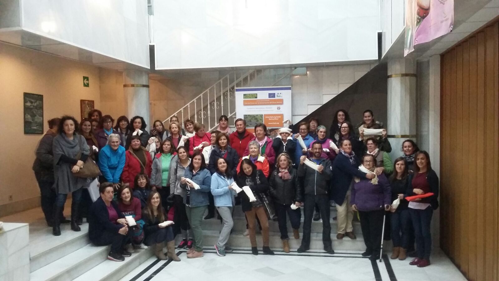 Foto de grupo de los participantes en el taller de Pinofranqueado