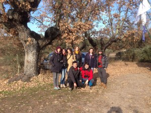 El grupo del País Vasco que visitó la Reserva