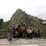 Los participantes en la visita por el Parque Nacional de Monfragüe