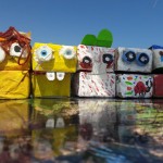 Marionetas fabricadas en el Taller de Reciclaje Infantil.